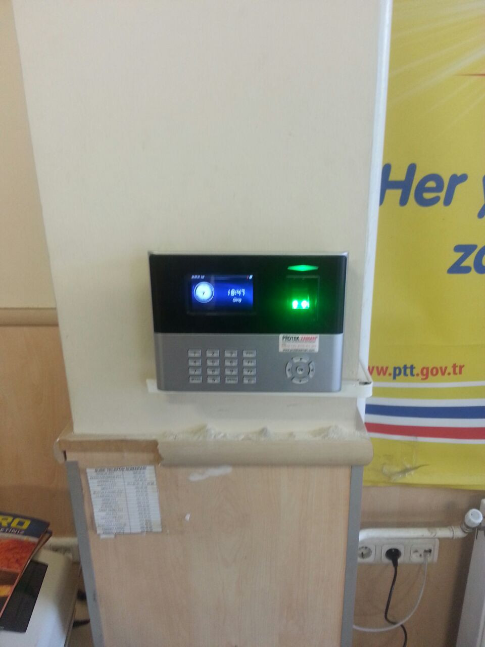 U990-ID Parmak İzi Okuyucu Montaj Görüntüleri